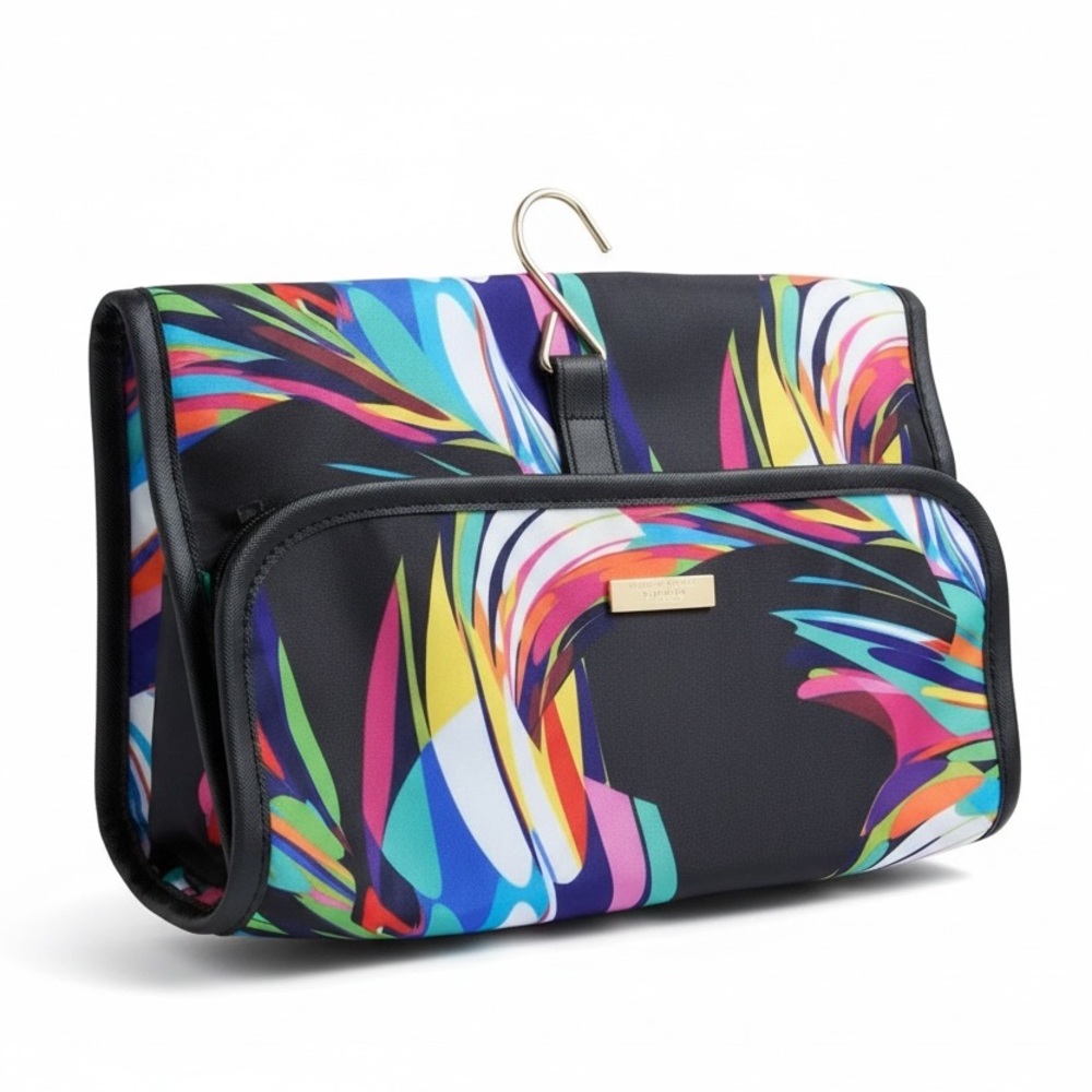 Trina Turk hanging Colorful Travel Toiletry Bag